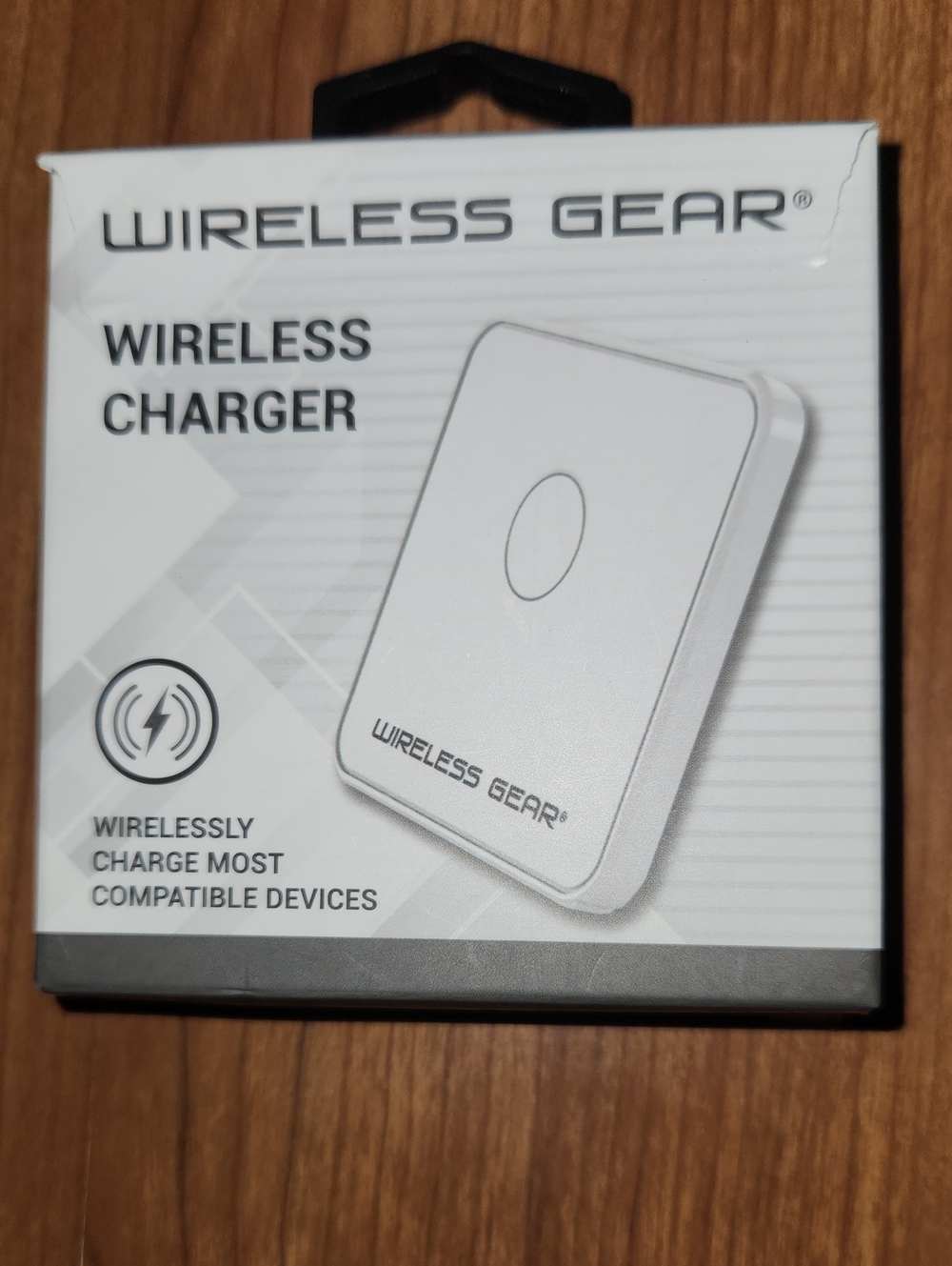 NEW-White Wireless Charger - Compact Qi Charging Pad